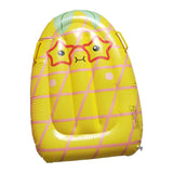 Maxbell Inflatable Pool Float for Children Fruit Pattern Float Board for Summer Lake Yellow