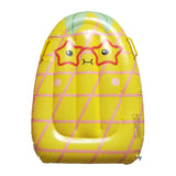Maxbell Inflatable Pool Float for Children Fruit Pattern Float Board for Summer Lake Yellow