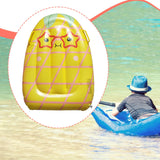 Maxbell Inflatable Pool Float for Children Fruit Pattern Float Board for Summer Lake Yellow