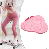 Maxbell Waist Twister Machine Replacement Board Non Slip Compact Waist Twisting Disc pink