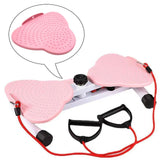 Maxbell Waist Twister Machine Replacement Board Non Slip Compact Waist Twisting Disc pink