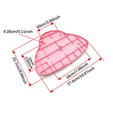 Maxbell Waist Twister Machine Replacement Board Non Slip Compact Waist Twisting Disc pink