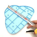 Maxbell Waist Twister Machine Replacement Board Non Slip Compact Waist Twisting Disc blue
