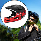 Maxbell Full Face Mountain Bike Helmet for Skateboarding Outdoor Sports Snowboarding Black Red