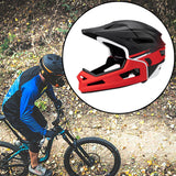Maxbell Full Face Mountain Bike Helmet for Skateboarding Outdoor Sports Snowboarding Black Red