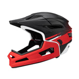 Maxbell Full Face Mountain Bike Helmet for Skateboarding Outdoor Sports Snowboarding Black Red