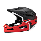 Maxbell Full Face Mountain Bike Helmet for Skateboarding Outdoor Sports Snowboarding Black Red
