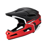 Maxbell Full Face Mountain Bike Helmet for Skateboarding Outdoor Sports Snowboarding Black Red
