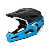 Maxbell Full Face Mountain Bike Helmet for Skateboarding Outdoor Sports Snowboarding Black Blue