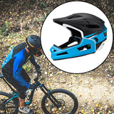 Maxbell Full Face Mountain Bike Helmet for Skateboarding Outdoor Sports Snowboarding Black Blue