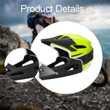 Maxbell Full Face Mountain Bike Helmet for Skateboarding Outdoor Sports Snowboarding Black Yellow