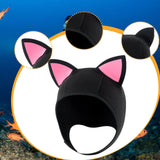 Maxbell Scuba Diving Cap Cat Ears Wetsuit Cap for Snorkeling Underwater Water Sports