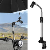 Maxbell Umbrella Mount Holder Handle Bar Holder Clamp Supporter for Outdoor Rollator