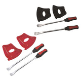 Maxbell Motorcycle Tire Changing Tool Rim Protector Sturdy for Bicycle Motorbike ATV Black
