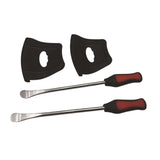 Maxbell Motorcycle Tire Changing Tool Rim Protector Sturdy for Bicycle Motorbike ATV Black