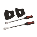 Maxbell Motorcycle Tire Changing Tool Rim Protector Sturdy for Bicycle Motorbike ATV Black