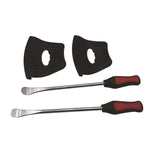 Maxbell Motorcycle Tire Changing Tool Rim Protector Sturdy for Bicycle Motorbike ATV Black