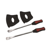 Maxbell Motorcycle Tire Changing Tool Rim Protector Sturdy for Bicycle Motorbike ATV Black