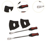 Maxbell Motorcycle Tire Changing Tool Rim Protector Sturdy for Bicycle Motorbike ATV Black