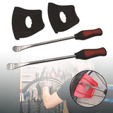 Maxbell Motorcycle Tire Changing Tool Rim Protector Sturdy for Bicycle Motorbike ATV Black