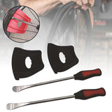 Maxbell Motorcycle Tire Changing Tool Rim Protector Sturdy for Bicycle Motorbike ATV Black