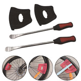 Maxbell Motorcycle Tire Changing Tool Rim Protector Sturdy for Bicycle Motorbike ATV Black