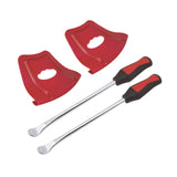 Maxbell Motorcycle Tire Changing Tool Rim Protector Sturdy for Bicycle Motorbike ATV Red