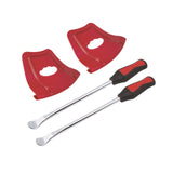 Maxbell Motorcycle Tire Changing Tool Rim Protector Sturdy for Bicycle Motorbike ATV Red