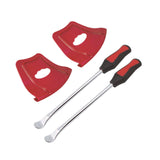 Maxbell Motorcycle Tire Changing Tool Rim Protector Sturdy for Bicycle Motorbike ATV Red