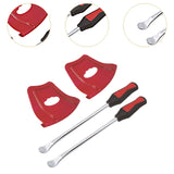 Maxbell Motorcycle Tire Changing Tool Rim Protector Sturdy for Bicycle Motorbike ATV Red