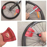 Maxbell Motorcycle Tire Changing Tool Rim Protector Sturdy for Bicycle Motorbike ATV Red