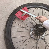 Maxbell Motorcycle Tire Changing Tool Rim Protector Sturdy for Bicycle Motorbike ATV Red