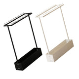 Maxbell Badminton Racquet Storage Rack Heavy Duty Floor Display Racket Display Shelf White