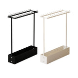 Maxbell Badminton Racquet Storage Rack Heavy Duty Floor Display Racket Display Shelf White