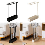 Maxbell Badminton Racquet Storage Rack Heavy Duty Floor Display Racket Display Shelf White