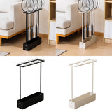 Maxbell Badminton Racquet Storage Rack Heavy Duty Floor Display Racket Display Shelf White