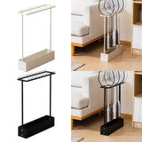 Maxbell Badminton Racquet Storage Rack Heavy Duty Floor Display Racket Display Shelf White
