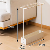 Maxbell Badminton Racquet Storage Rack Heavy Duty Floor Display Racket Display Shelf White