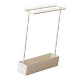 Maxbell Badminton Racquet Storage Rack Heavy Duty Floor Display Racket Display Shelf White
