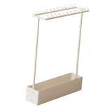 Maxbell Badminton Racquet Storage Rack Heavy Duty Floor Display Racket Display Shelf White