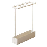 Maxbell Badminton Racquet Storage Rack Heavy Duty Floor Display Racket Display Shelf White