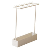 Maxbell Badminton Racquet Storage Rack Heavy Duty Floor Display Racket Display Shelf White