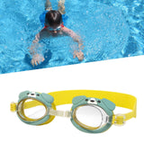 Maxbell Kids Swim Goggles Waterproof Comfortable Glasses for Beach Pool Water Sports Yellow Dog