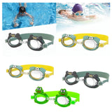 Maxbell Kids Swim Goggles Waterproof Comfortable Glasses for Beach Pool Water Sports Yellow Dog