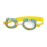 Maxbell Kids Swim Goggles Waterproof Comfortable Glasses for Beach Pool Water Sports Yellow Dog