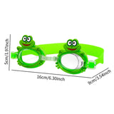 Maxbell Kids Swim Goggles Waterproof Comfortable Glasses for Beach Pool Water Sports Green Frog