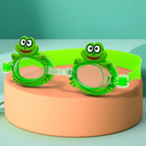 Maxbell Kids Swim Goggles Waterproof Comfortable Glasses for Beach Pool Water Sports Green Frog