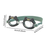 Maxbell Kids Swim Goggles Waterproof Comfortable Glasses for Beach Pool Water Sports Black Bear