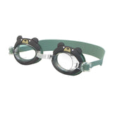 Maxbell Kids Swim Goggles Waterproof Comfortable Glasses for Beach Pool Water Sports Black Bear