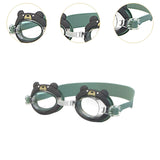 Maxbell Kids Swim Goggles Waterproof Comfortable Glasses for Beach Pool Water Sports Black Bear